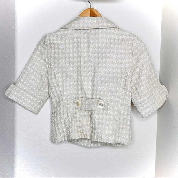 Mossimo Cream & Light Tan Women’s Blazer Jacket - Picture 9 of 9